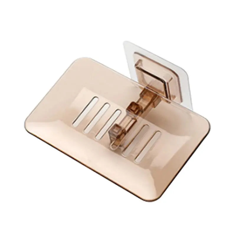 Super Suction Cup Soap Dish with Drain Water for Bathroom Soap Holder Kithcen Sponge Holder Soap Container Bathroom Supplies