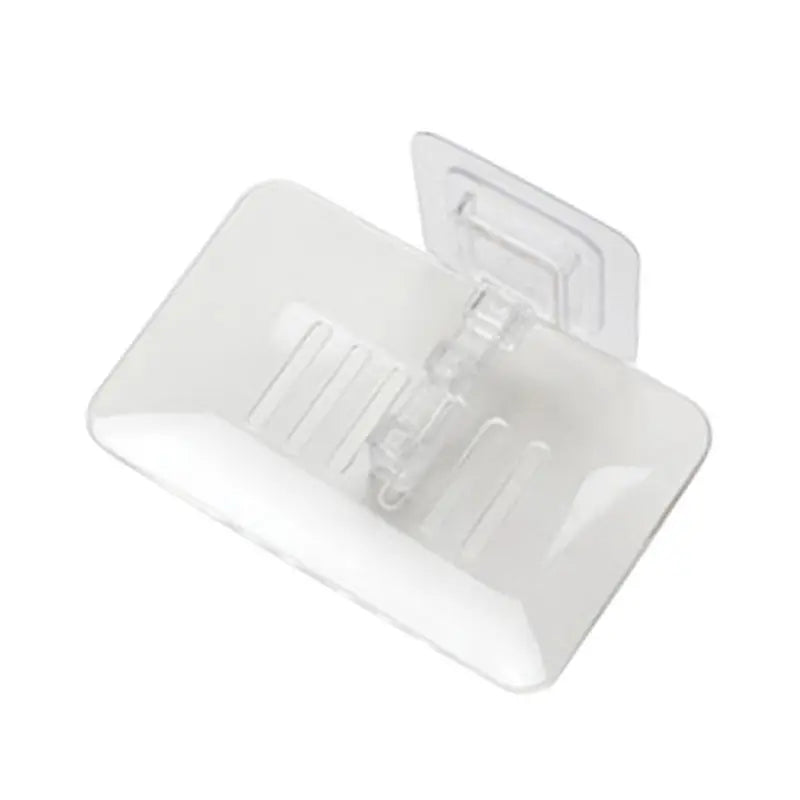 Super Suction Cup Soap Dish with Drain Water for Bathroom Soap Holder Kithcen Sponge Holder Soap Container Bathroom Supplies
