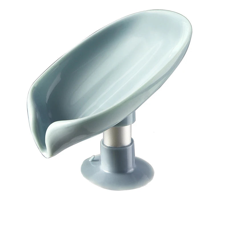 Super Suction Cup Soap Dish with Drain Water for Bathroom Soap Holder Kithcen Sponge Holder Soap Container Bathroom Supplies